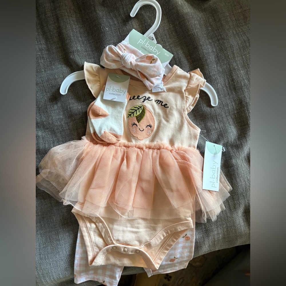Peach Kids Matching Set